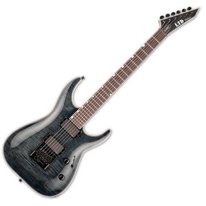 Guitarra eléctrica LTD MH1000 Evertune - SeeThru Black