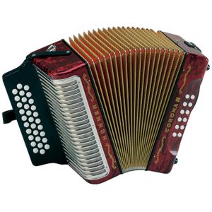 Acordeón hohner Corona III -  Rojo