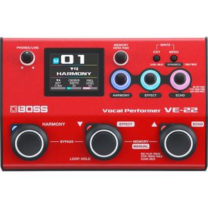 Pedalera multiefecto de voz BOSS VE-22