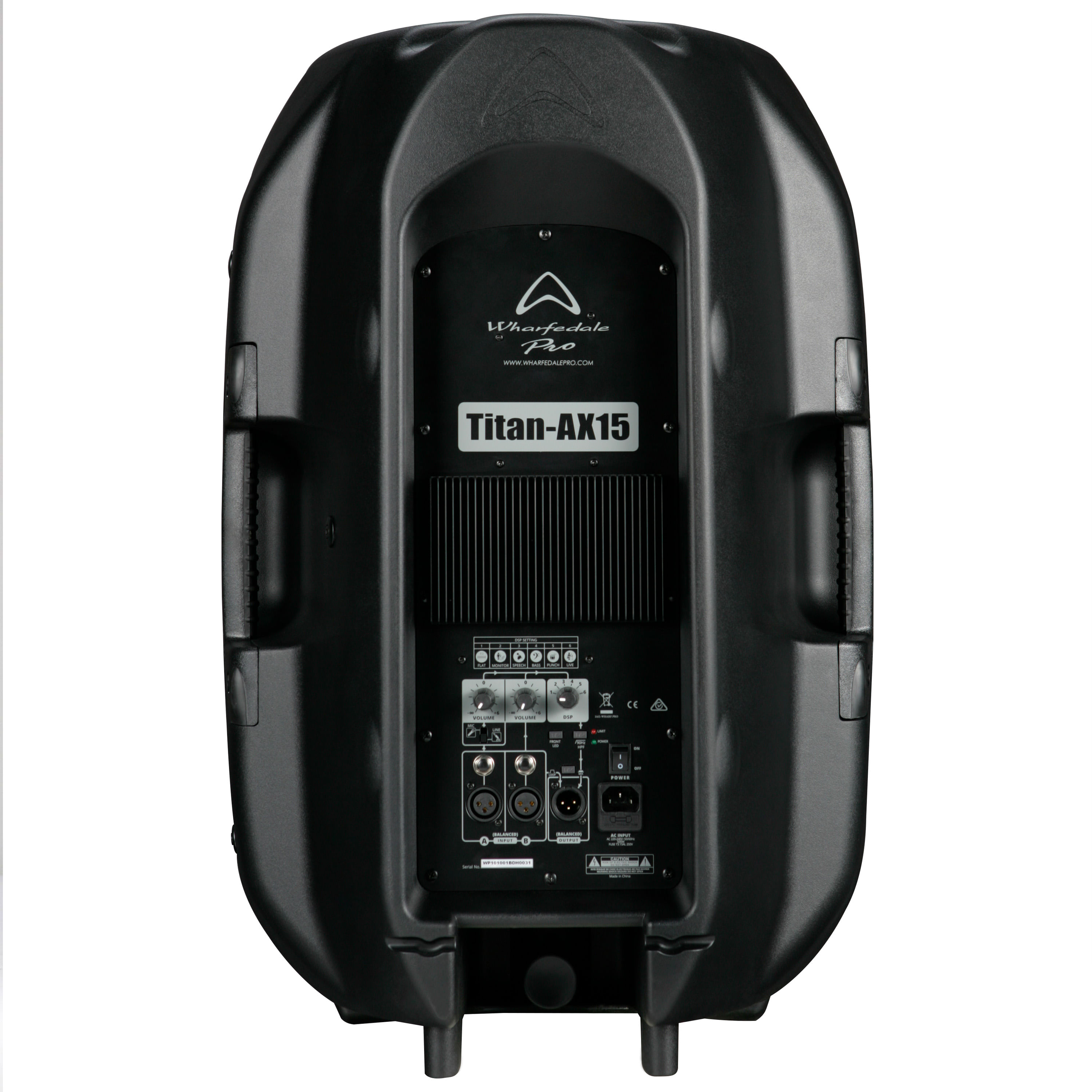 Caja acústica activa Wharfedale TITAN-AX15 BK - 420W - Audiomusica