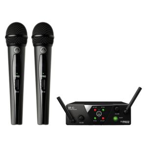 Sistema inalámbrico Dual AKG WMS40 Mini JP1/2 con micrófonos de mano