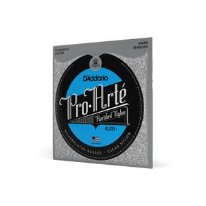 Set de cuerdas Clásicas D'addario EJ31 Nylon rectificado -  tensión alta