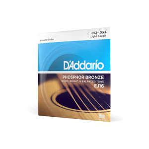 Set de cuerdas de Phosphor Bronze D'addario EJ16  Light