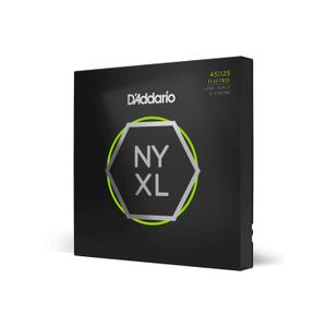 Set de cuerdas D'addario NYXL45125 5 cuerdas para bajo Light top Medium Bottom 45-125