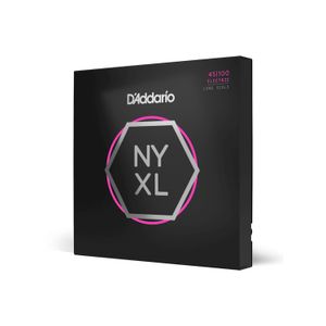 Set de cuerdas D'addario NYXL45100 para bajo Regular Light 45-100
