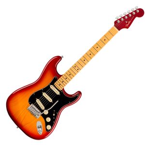 Guitarra eléctrica Fender American Ultra Luxe Stratocaster® - Plasma Red Burst