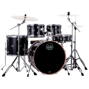 Batería acústica Mapex Serie Venus VE5295FTVH - Black Galaxy Sparkle