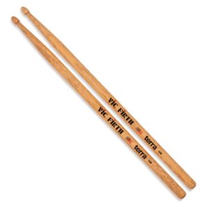 Pack Baquetas Vic Firth 5B Terra Wood 4 Pares