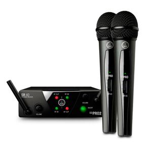 Sistema inalámbrico AKG WMS40 Mini2 con 2 micrófonos