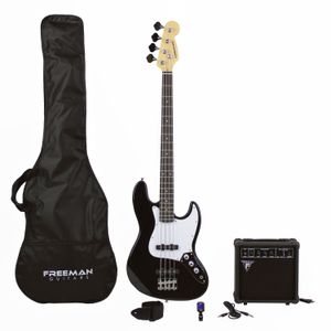 Pack de bajo eléctrico Freeman Full Rock - Black