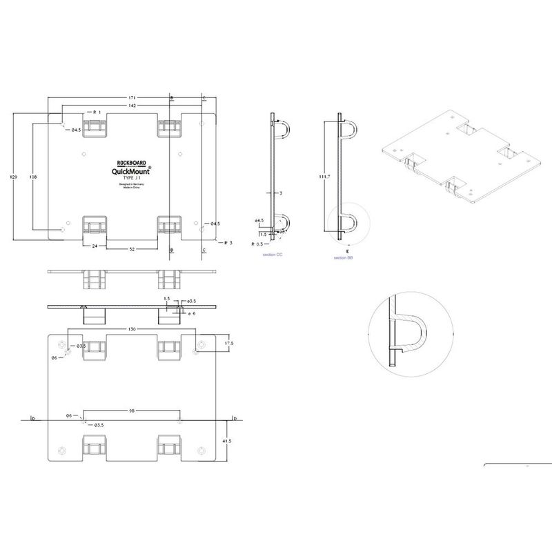 4-placa-de-montaje-rockboard-j1-para-pedales-boss-500-series-1112896