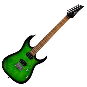 Guitarra eléctrica Freeman SRG-180 FMT GNB Verde