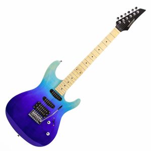 Guitarra eléctrica Freeman SRG-180 FMT FSB Azul