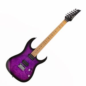 Guitarra eléctrica Freeman SRG-180 FMT DPB Púrpura