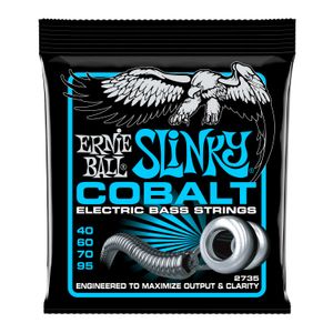 Cuerdas para bajo eléctrico Ernie Ball 40-95 Extra Slinky Cobalt P02735