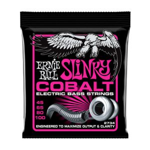 Cuerdas para bajo eléctrico Ernie Ball 45-100 Super Slinky Cobalt P02734