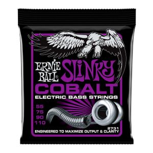 Cuerdas para bajo eléctrico Ernie Ball 55-110 Power Slinky Cobalt P02731