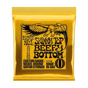 Cuerdas para guitarra eléctrica Ernie Ball 10-54 Skinny Top Beefy Bottom Slinky  P02216