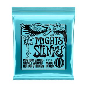 Cuerdas para guitarra eléctrica Ernie Ball 8.5-40 Mighty Slinky  P02228