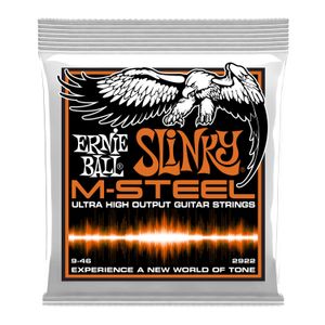 Cuerdas para guitarra eléctrica Ernie Ball 9-46 Hybrid Slinky M-Steel  P02922