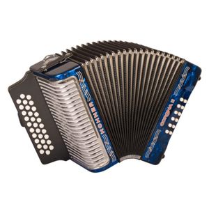 Acordeón Hohner Corona II color deep blue