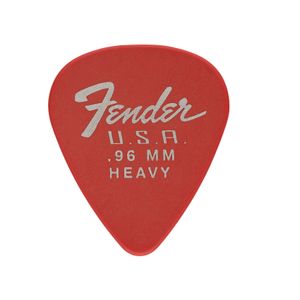 Pack de 12 uñetas Fender .96 351 Dura-Tone FRD