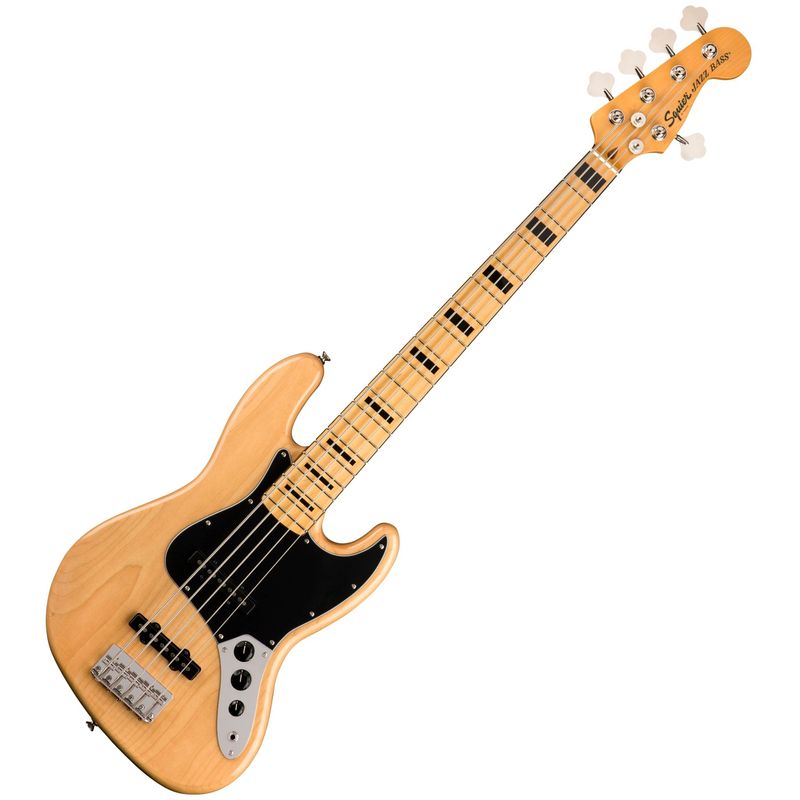 Bajo eléctrico Squier Classic Vibe '70s Jazz Bass® V Arce - Black -  Audiomusica