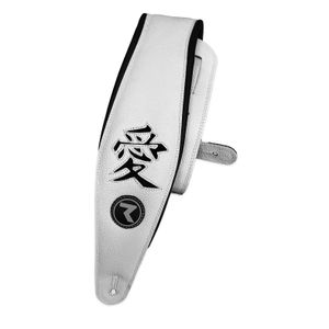 Correa Raven Straps Kanji 4" White-Black