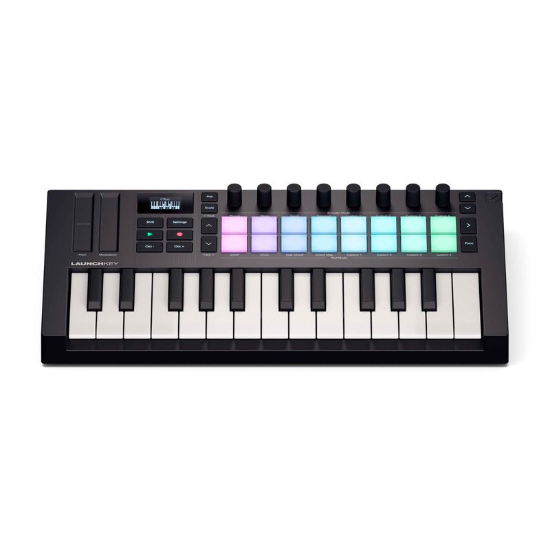 Controlador midi Novation Launchkey Mini 25 MK4 - Audiomusica