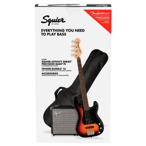 Pack de bajo eléctrico Squier Affinity Series® Precision Bass® PJ Pack - 3 color sunburst