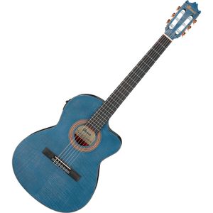 Guitarra electroacústica Ibanez Classical GA5FMTCE - Open Pore Blueberry