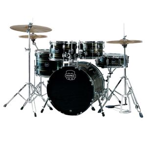 Batería acústica Mapex CM5295FTCFJ Comet 5 piezas - Ebony Yellow Grain