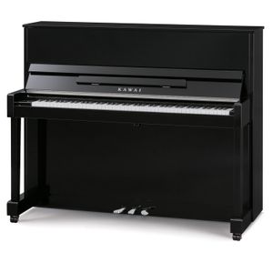 Piano vertical Kawai ND-21 - color ebony polish - incluye sillín