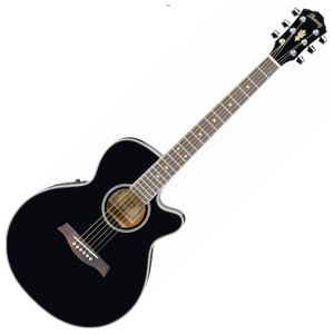 Guitarra electroacústica Ibanez AEG8E Black