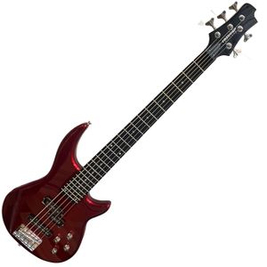 Bajo eléctrico Freeman PJ Bass 5 cuerdas Wine red