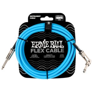 Cable de instrumento Ernie Ball P06464 de 3 metros azul