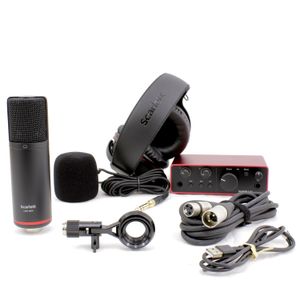 Pack de audio Focusrite Studio Scarlett Solo 4th gen OPENBOX