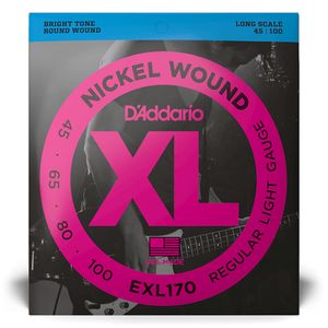 Cuerdas Para Bajo Daddario EXL170 - Long Scale - 45-100