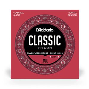 Cuerdas Para Guitarra Clásica Daddario EJ27N, Nylon