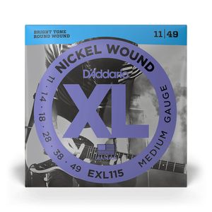 Cuerdas Para Guitarra Eléctrica Daddario EXL115 - 11-49