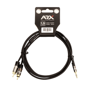 Cable miniplug 3.5mm a RCA ARX 1.5M