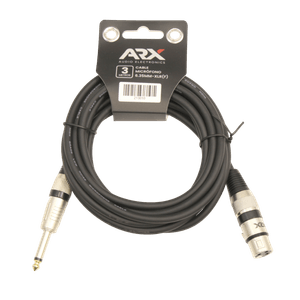 Cable XLR plug a XLR (F) ARX 3M