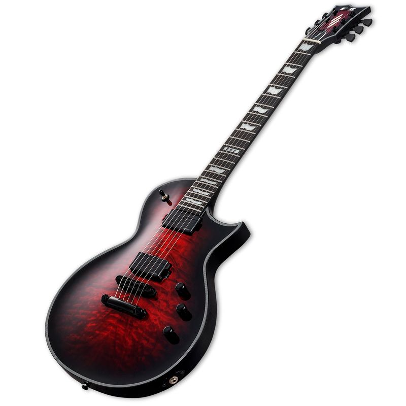 3-Guitarra electrica ESP E-II Eclipse QM - See Thru Black Cherry Sunburst