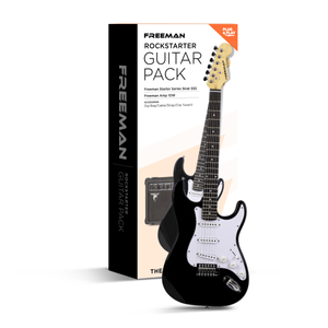 Pack de guitarra eléctrica Freeman Rockstarter - Black