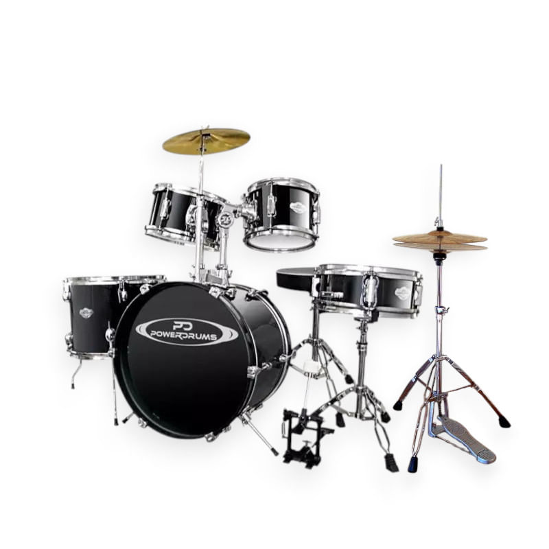 Set de batería  PowerDrums PD-03 - Black