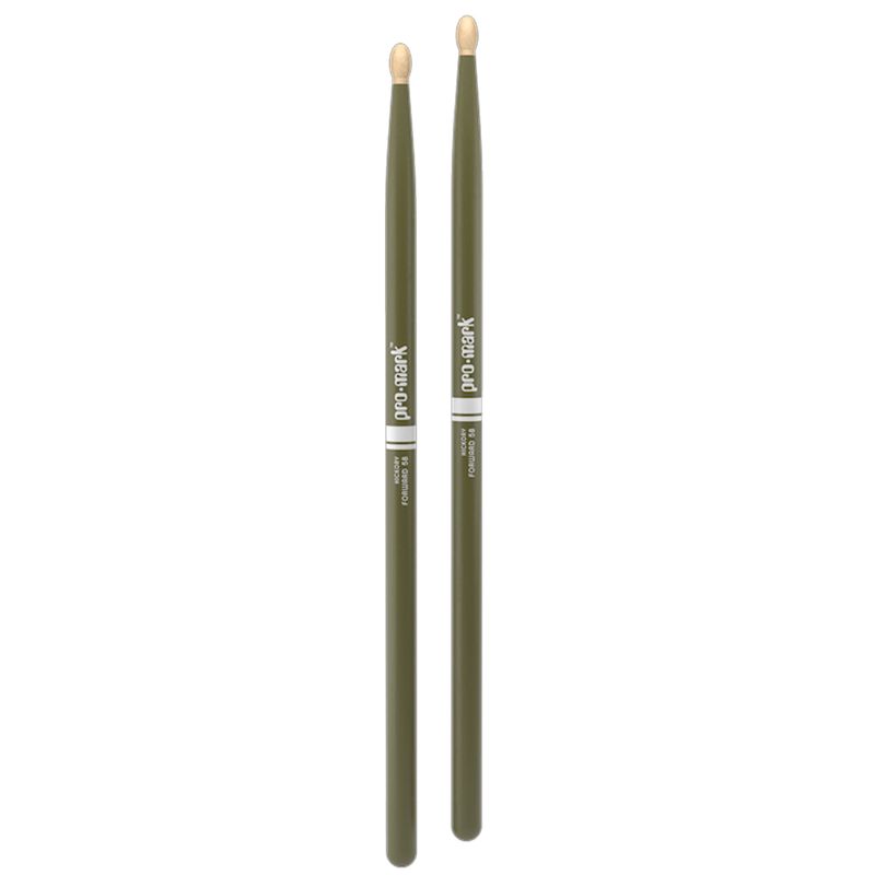 baqueta-punta-madera-promark-5b-painted-hickory-tx5bw-army-green-1115193
