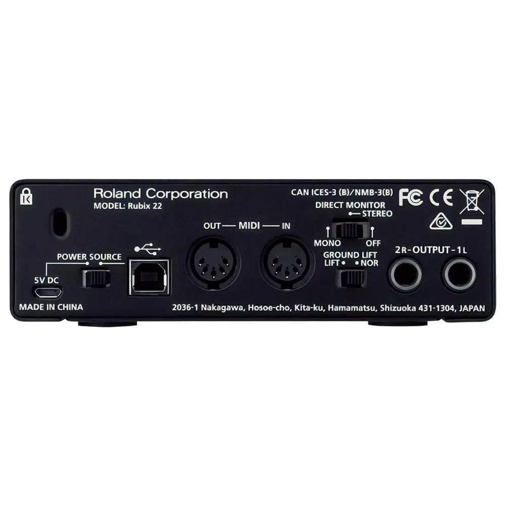 DTM・DAW rubix22 Roland Rubix22 - Armonicos.cl