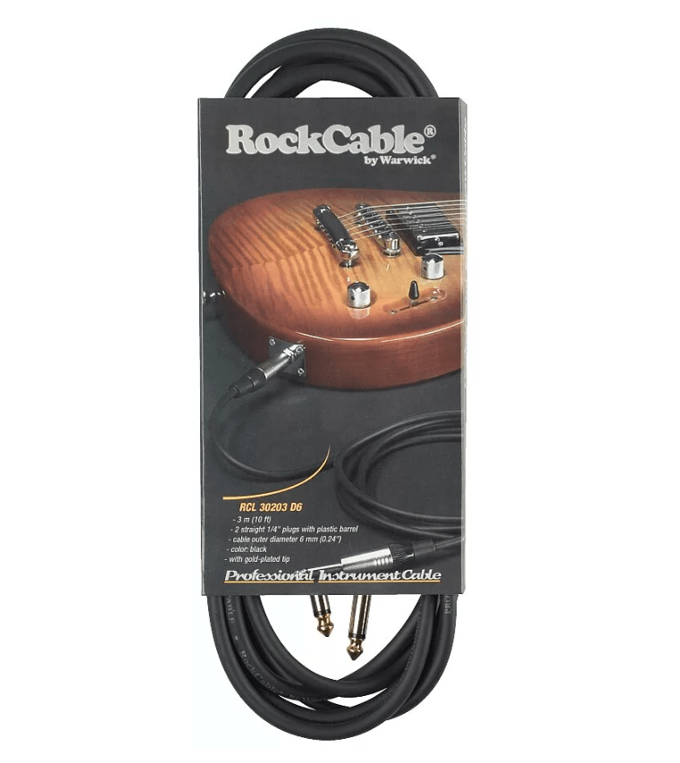 Cable de instrumento Rockcable RCL30203 D6 de 3 metros
