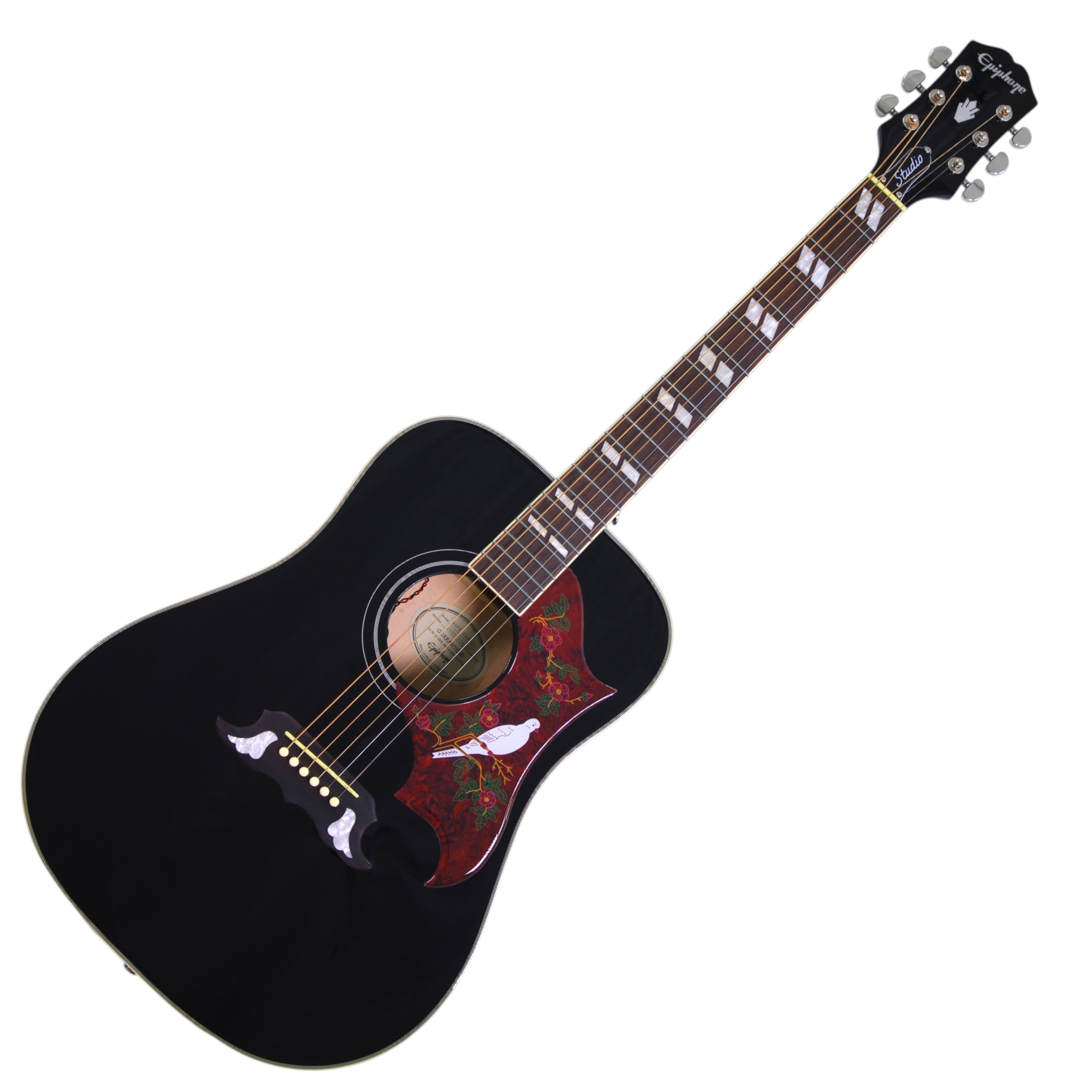Guitarra Electroacústica Epiphone Dove Studio - Ebony