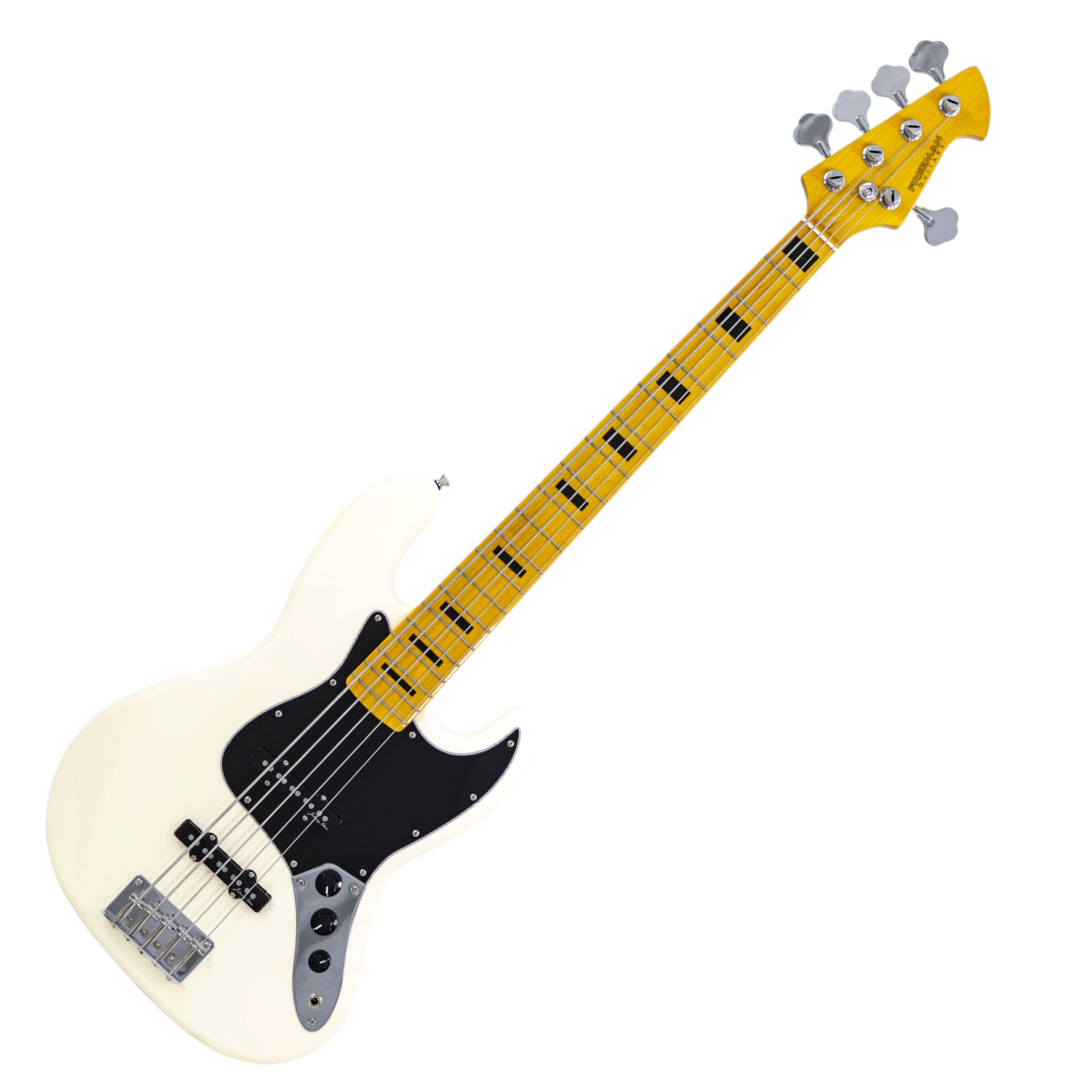 Bajo Eléctrico 5 Cuerdas Freeman Jazz Bass JB5MP - White